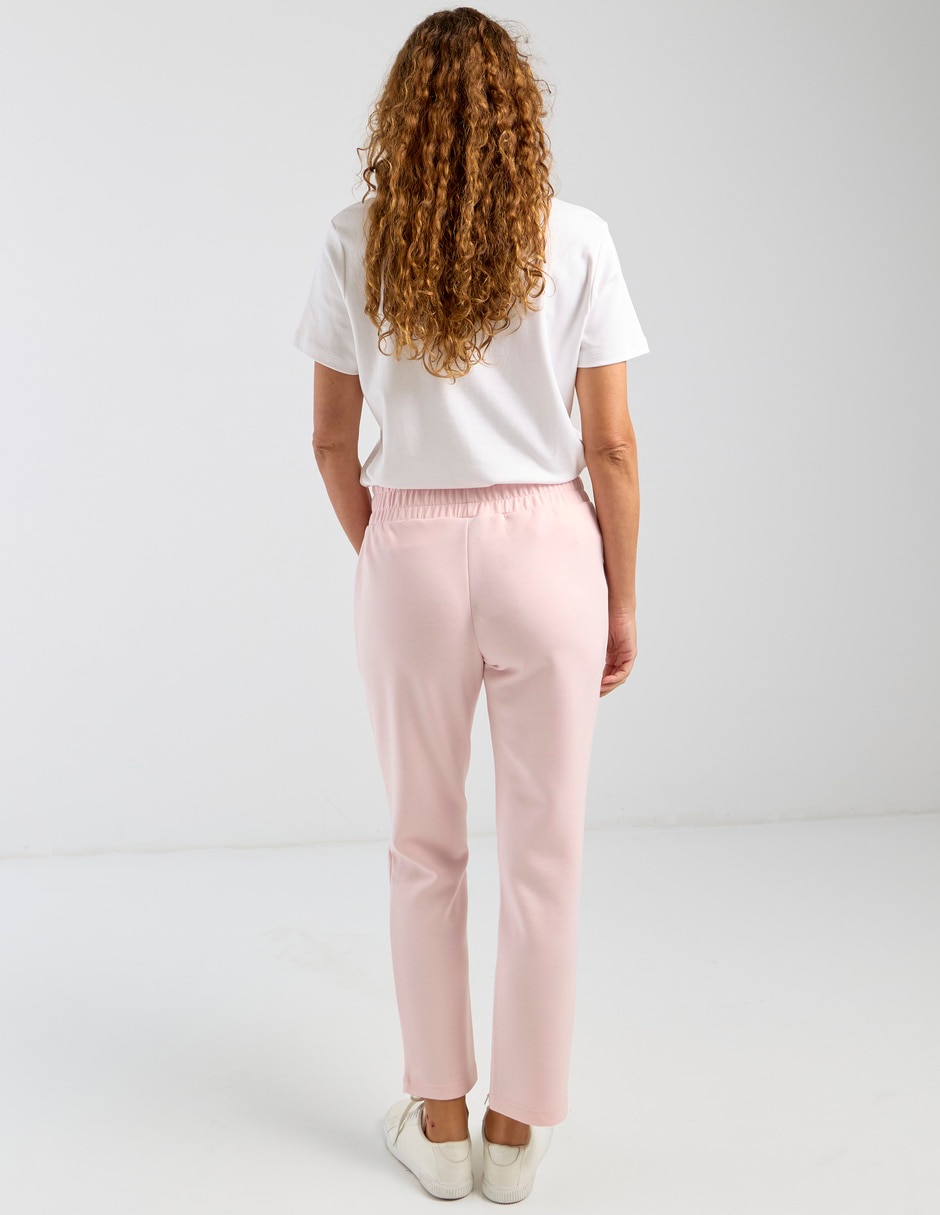 Pants slim con jareta para mujer 6