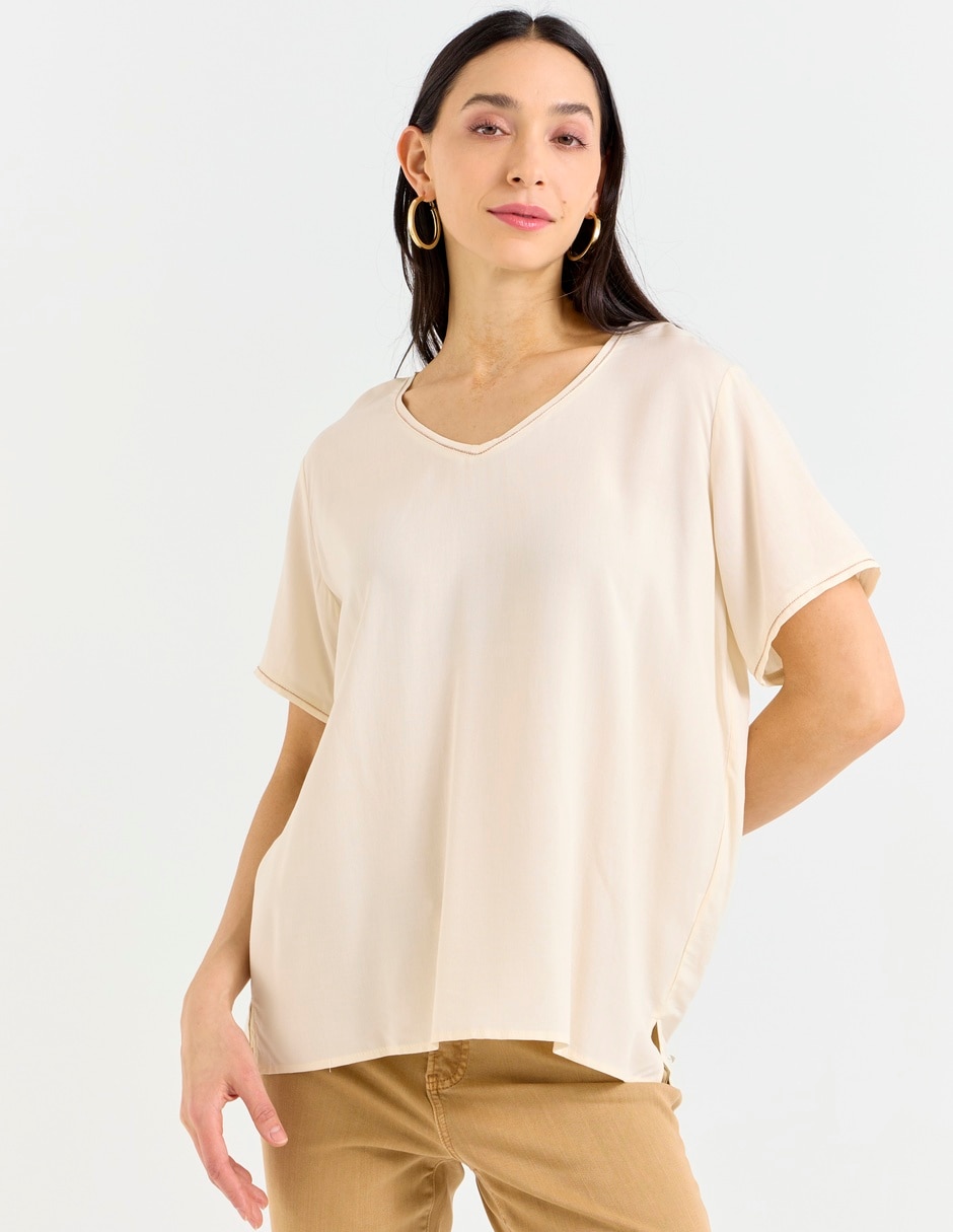 Blusa manga corta para mujer Blusa manga corta para mujer