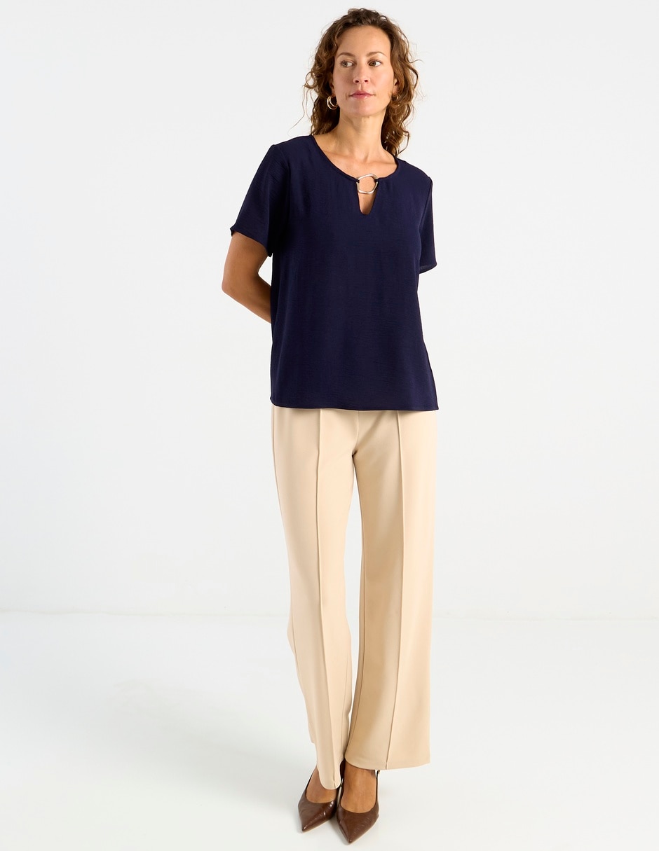 Blusa manga corta para mujer 3