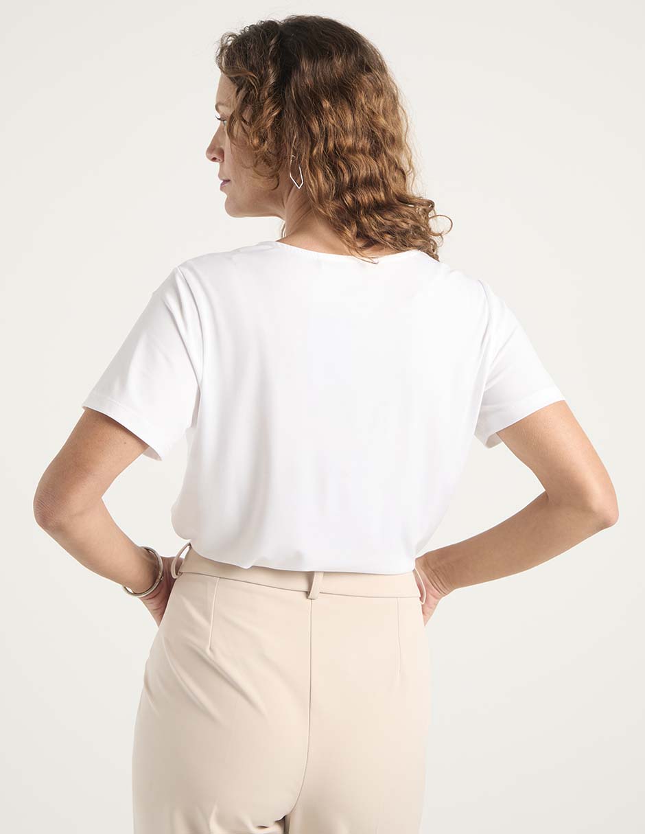 Blusa manga corta para mujer 6