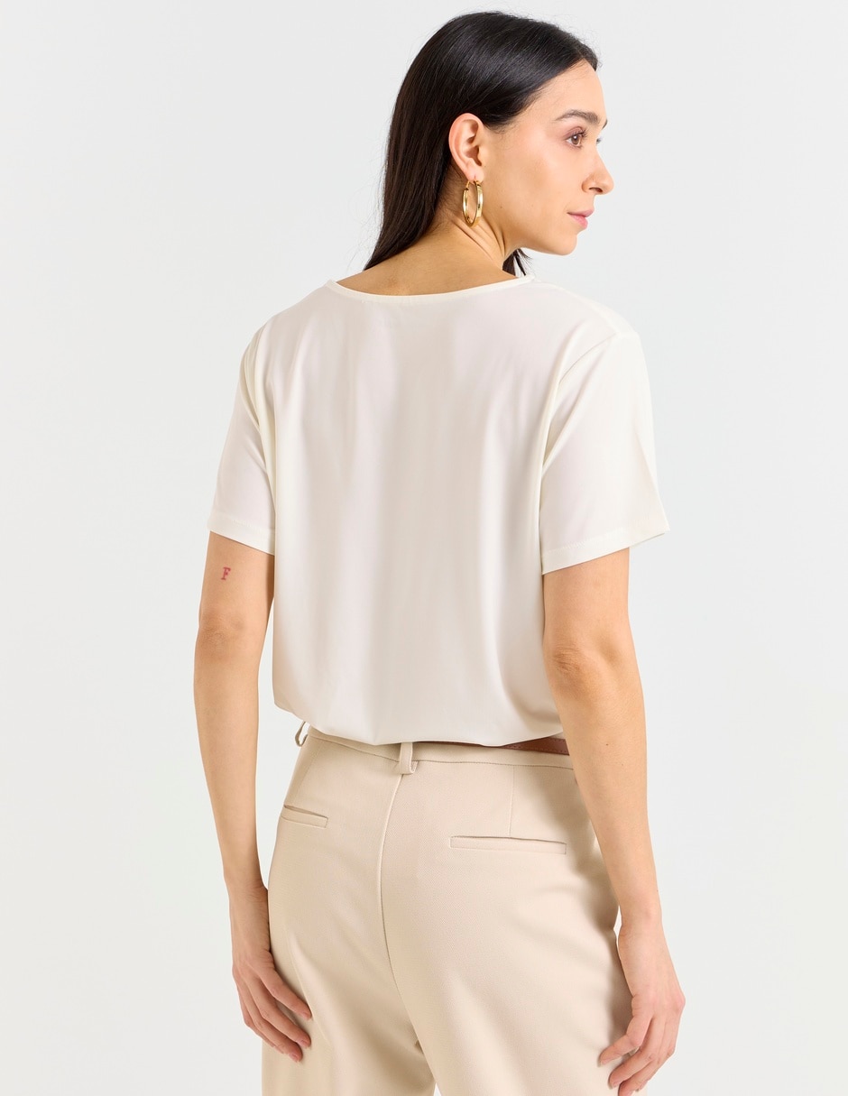 Blusa manga corta para mujer 2