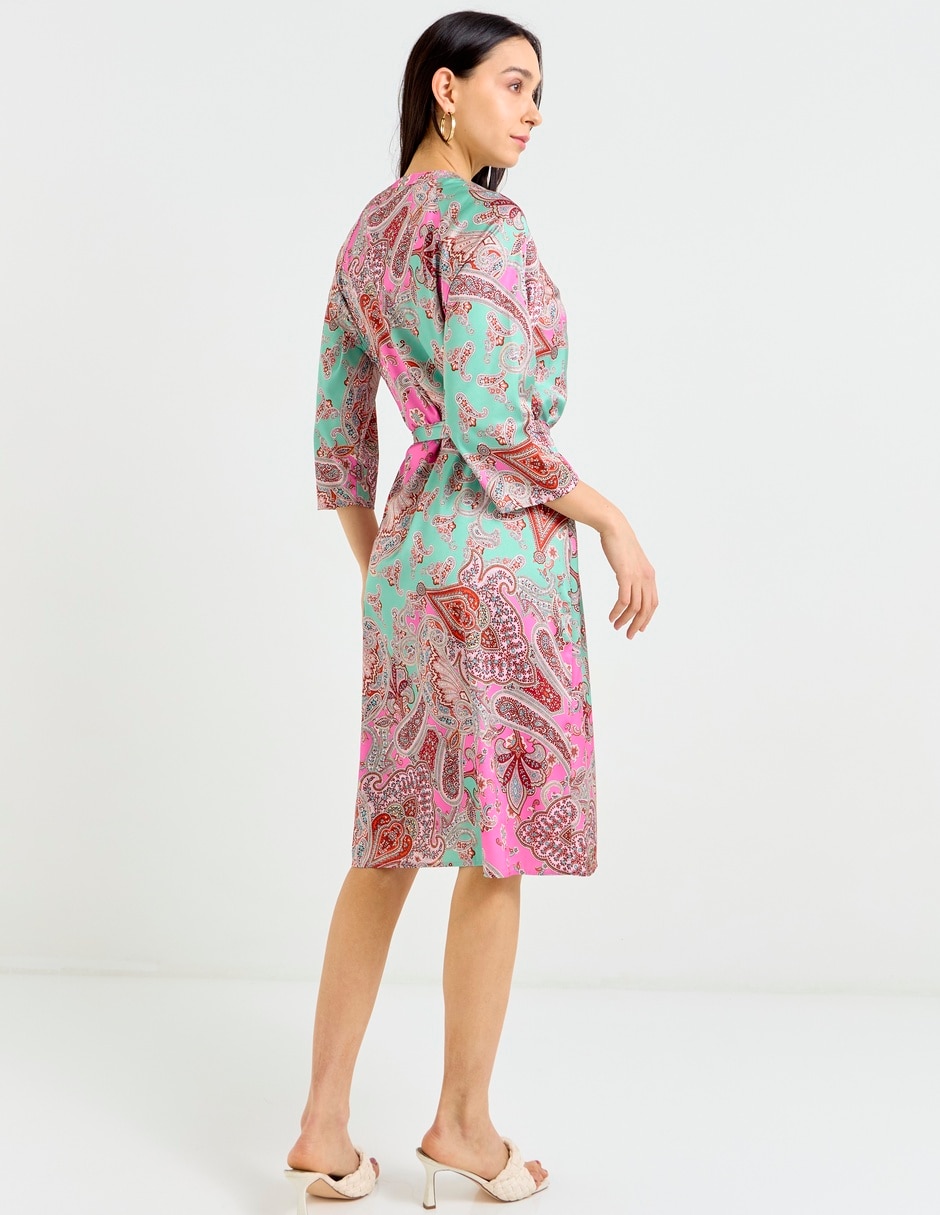 Vestido a la rodilla casual para mujer 2