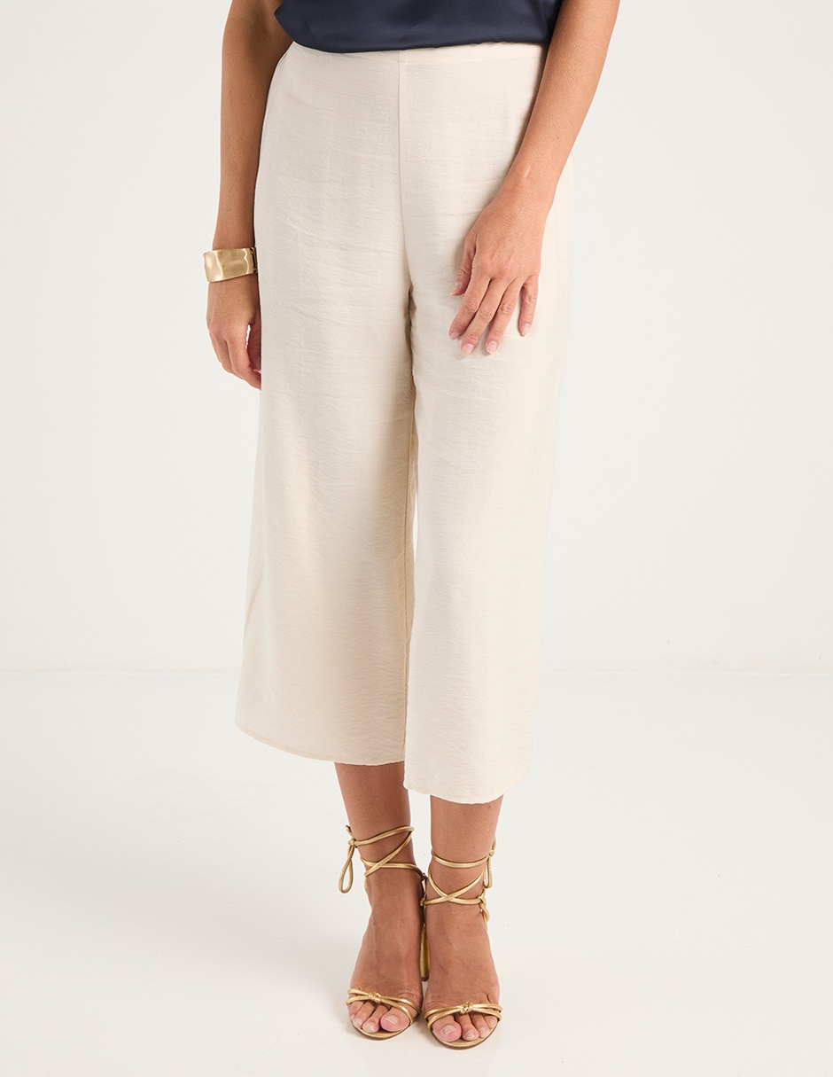 Pantalón relaxed amplio para mujer