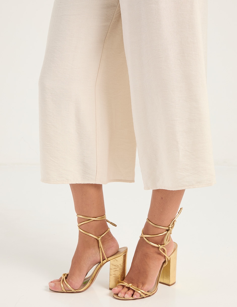 Pantalón relaxed amplio para mujer 8