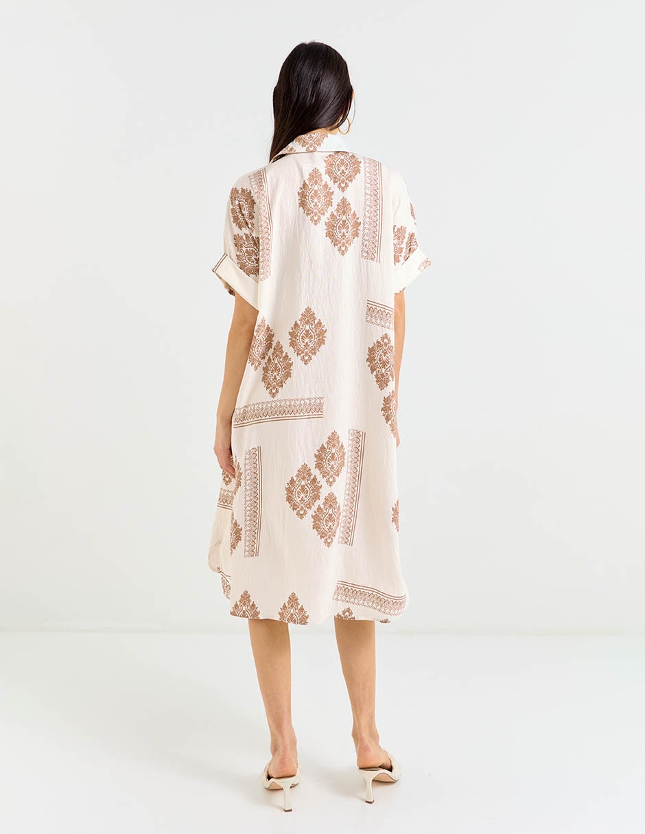 Vestido a la rodilla casual para mujer 2