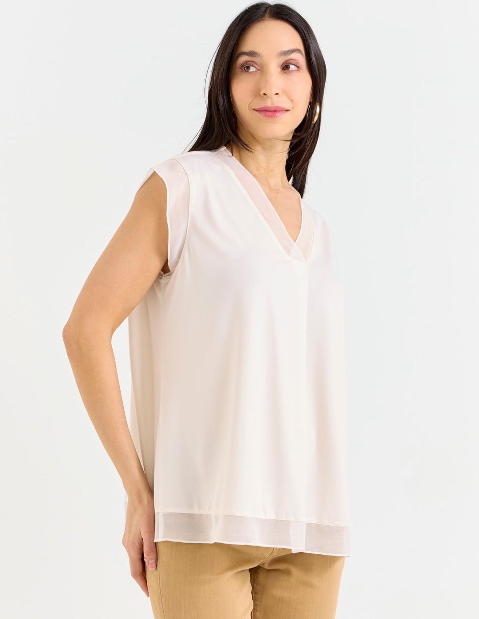 Blusa manga corta para mujer Blusa manga corta para mujer