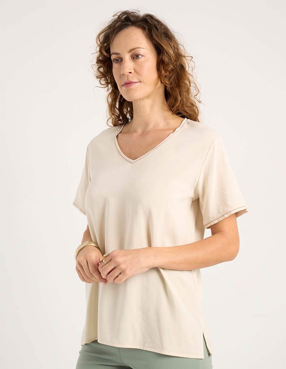Blusa manga corta para mujer 2