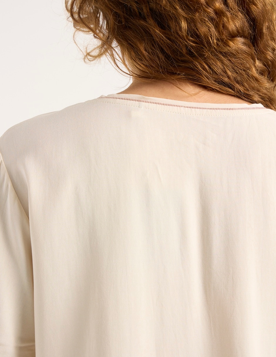 Blusa manga corta para mujer 5