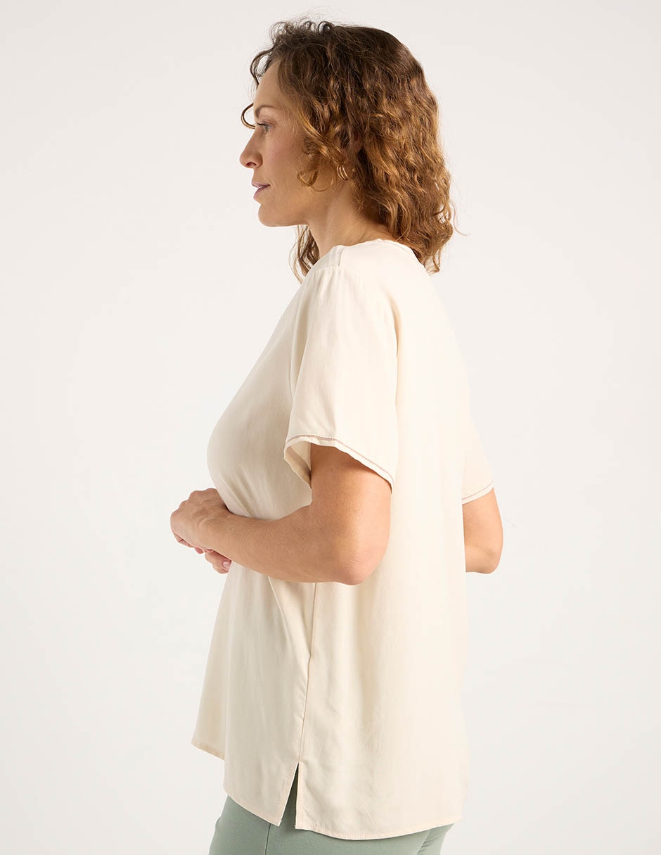 Blusa manga corta para mujer 6
