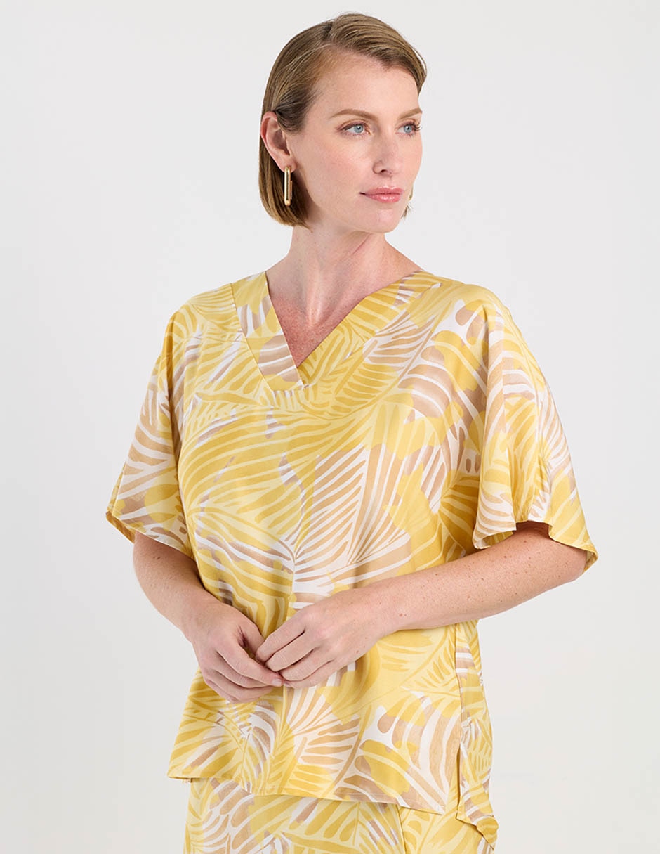 Blusa La Mode manga al codo para mujer 2