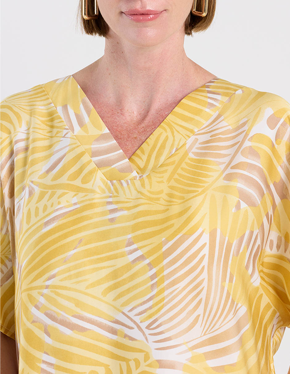 Blusa La Mode manga al codo para mujer 4
