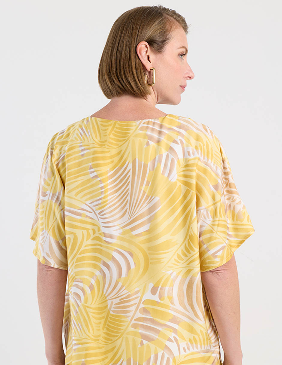 Blusa La Mode manga al codo para mujer 6