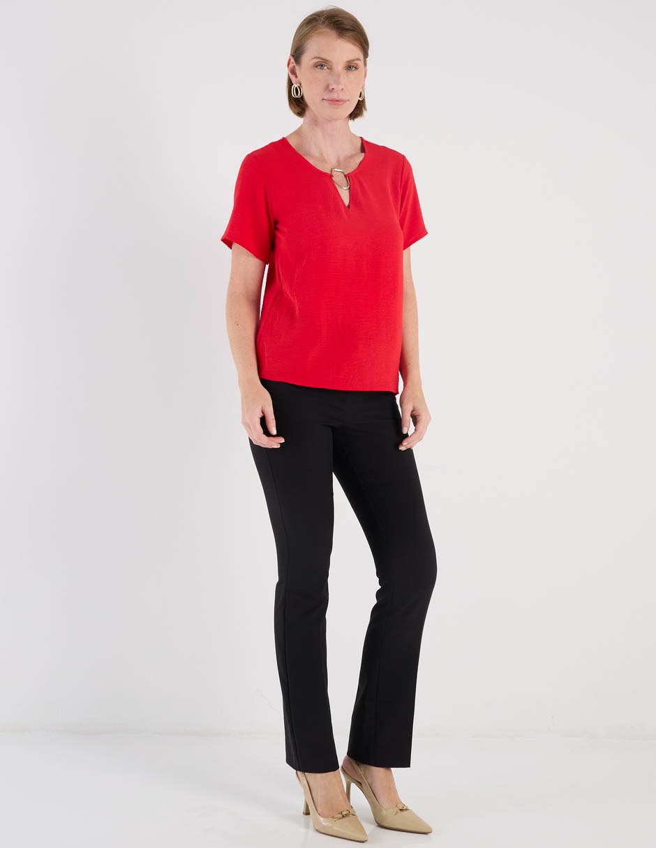 Blusa manga corta para mujer 2