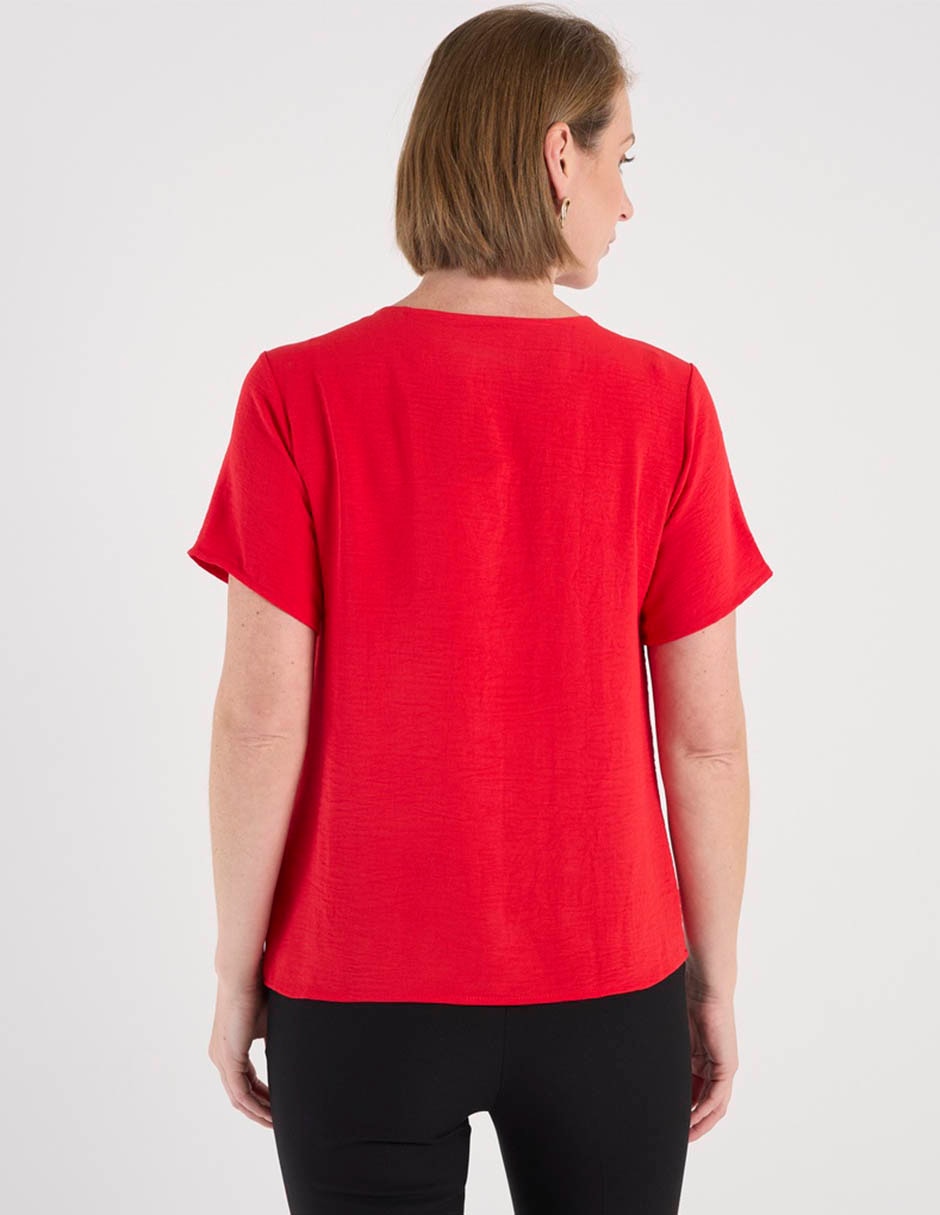 Blusa manga corta para mujer 6