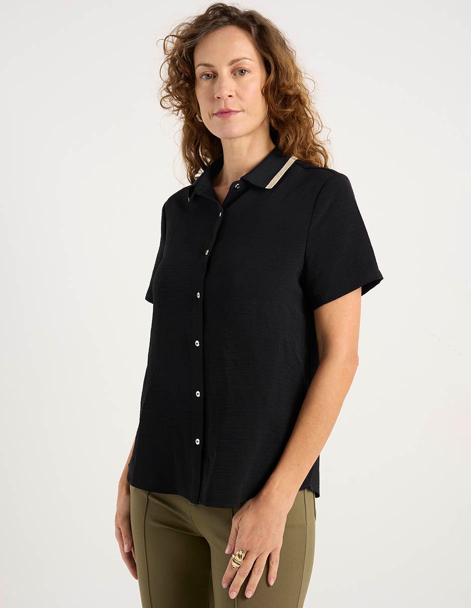 Blusa manga corta para mujer