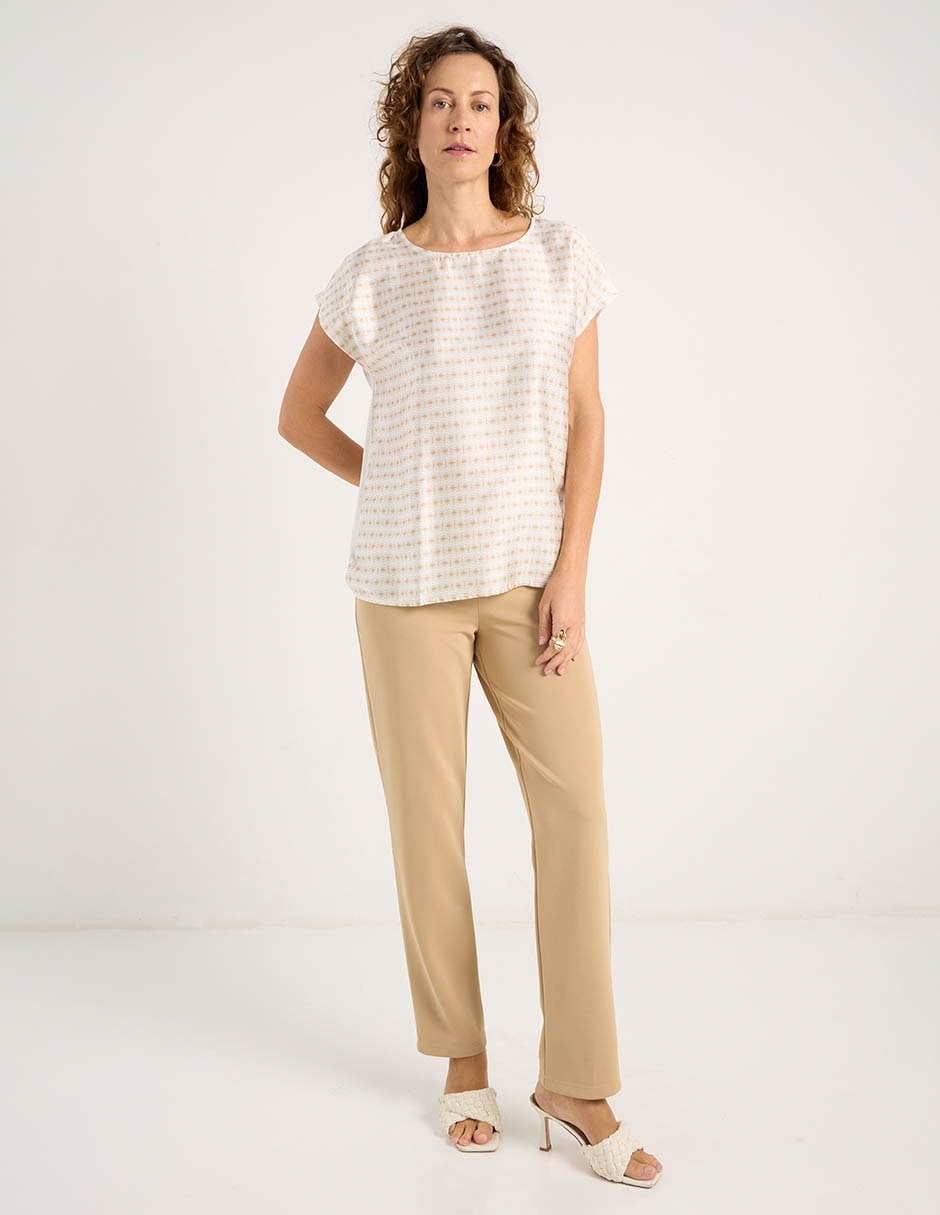 Blusa manga corta para mujer 3