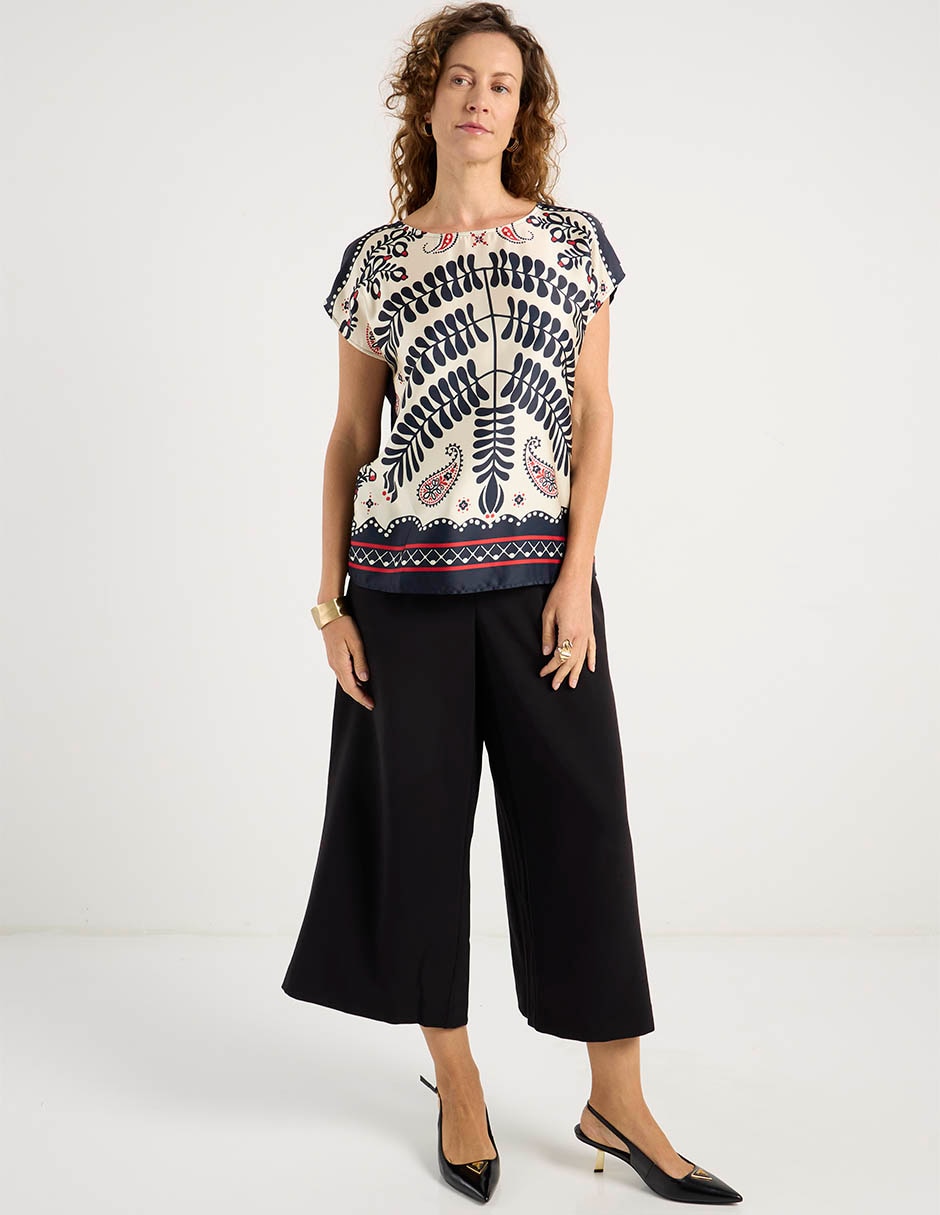 Blusa manga corta para mujer 2