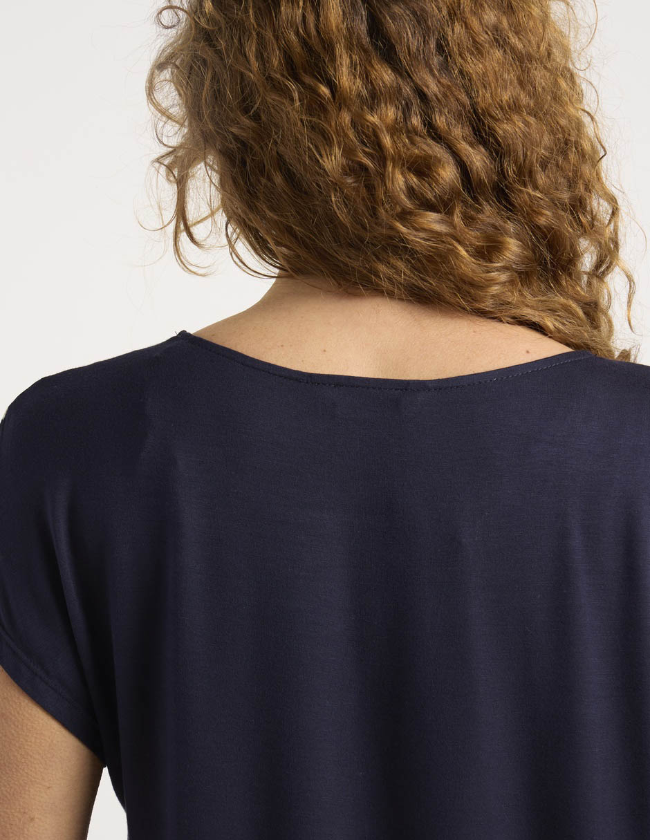 Blusa manga corta para mujer 5