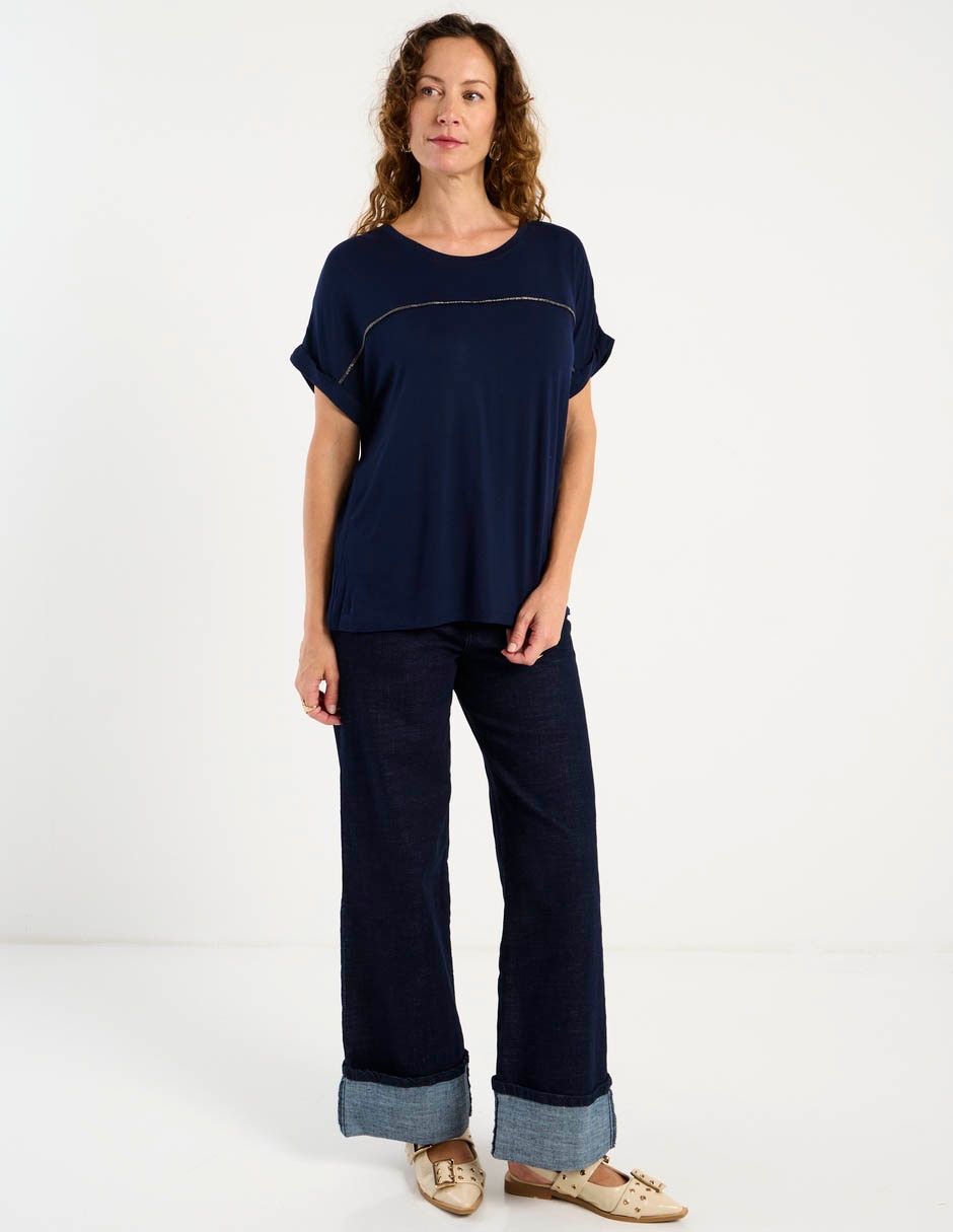 Blusa manga corta para mujer 3