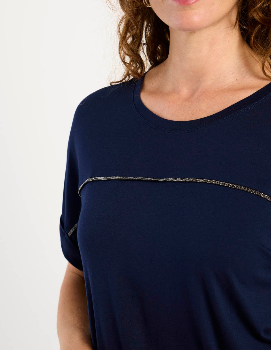 Blusa manga corta para mujer 4