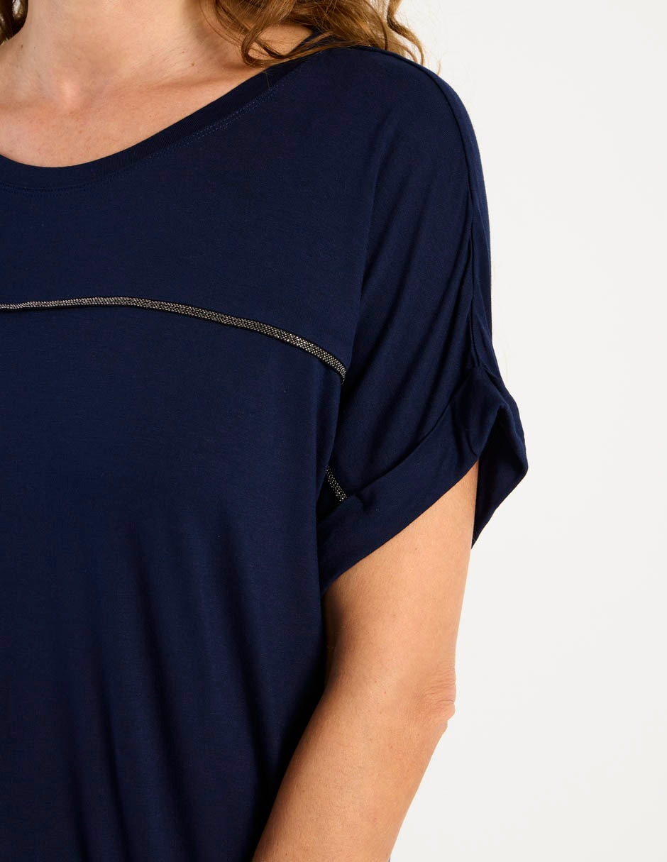 Blusa manga corta para mujer 5