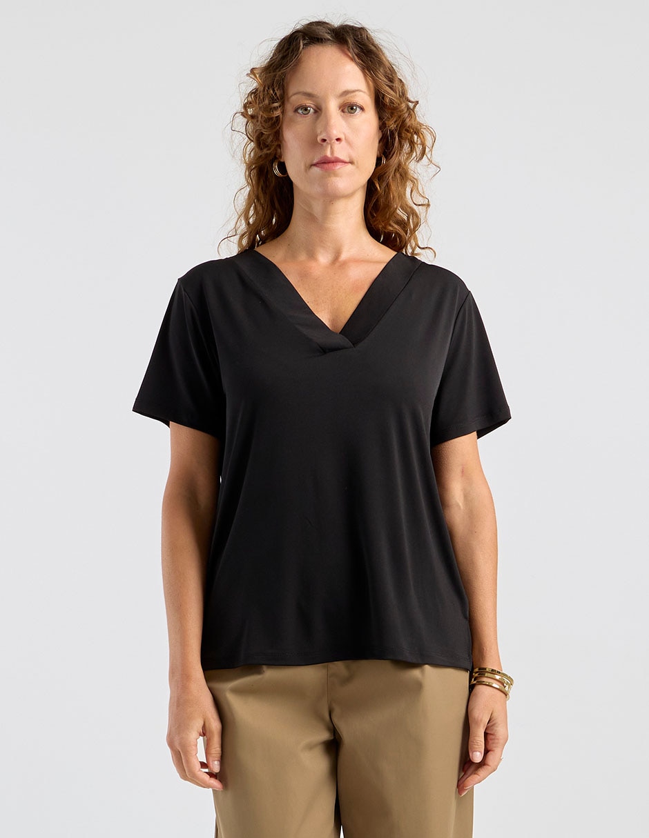 Blusa La Mode manga corta para mujer 2