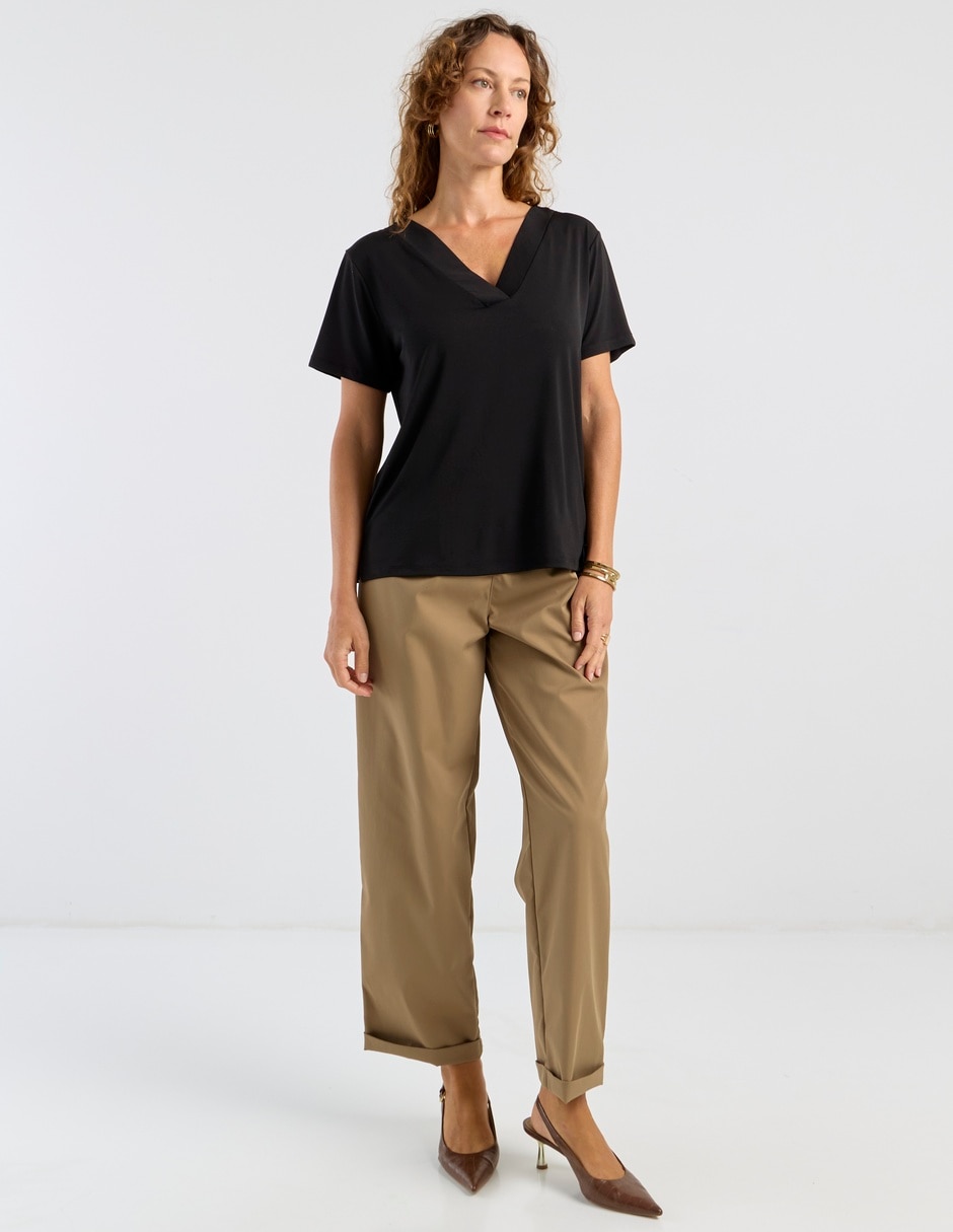 Blusa La Mode manga corta para mujer 3
