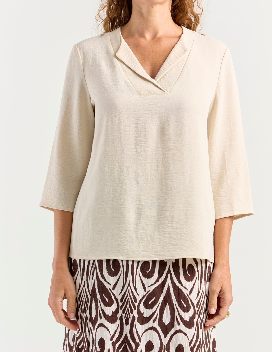 Blusa manga 3/4 para mujer 5