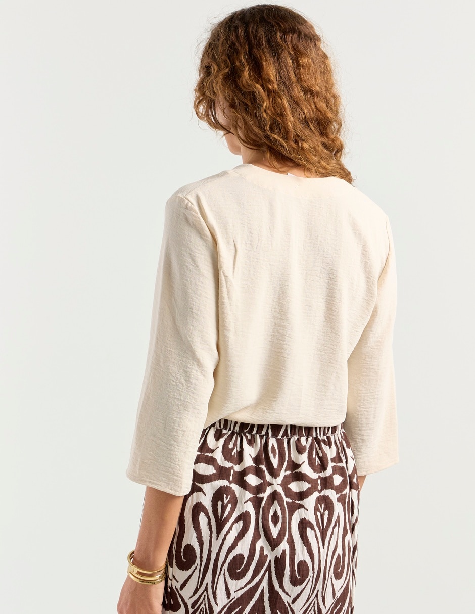 Blusa manga 3/4 para mujer 6