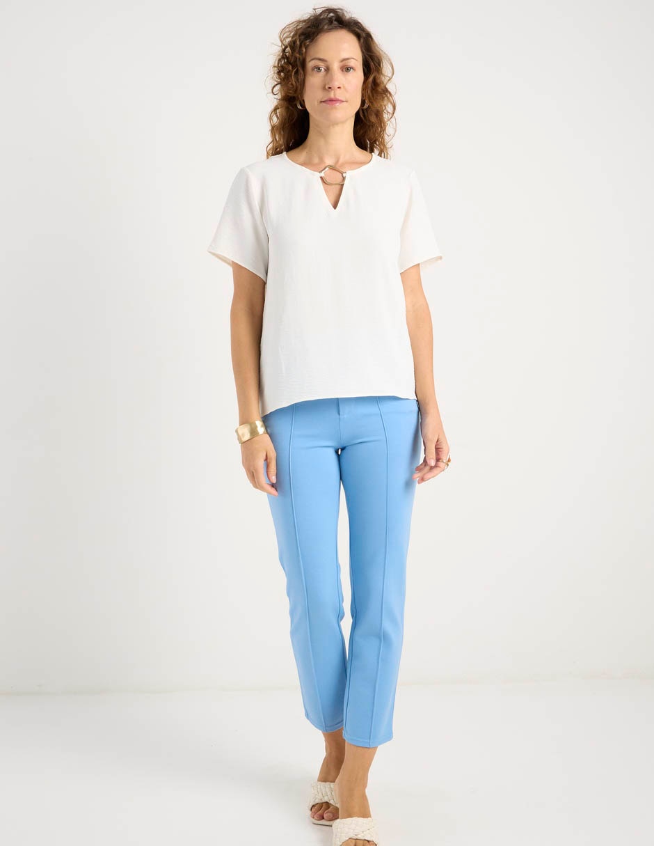 Blusa manga corta para mujer 3