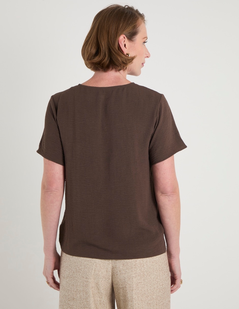BLUSA LMTX260255-06C LA M, EG, BROWNIE