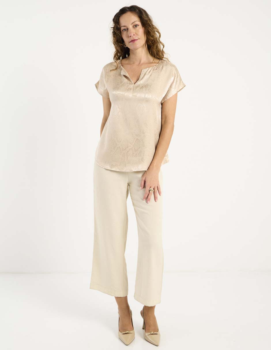 Blusa manga corta para mujer 3