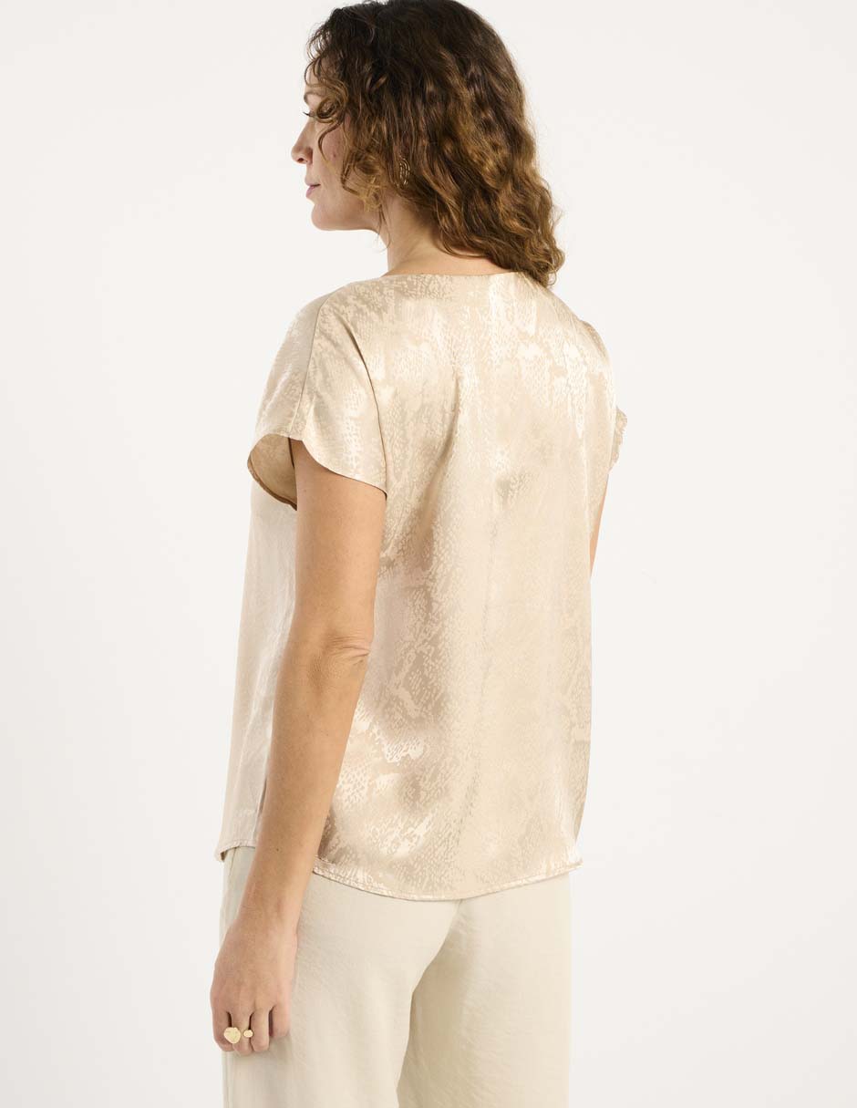 Blusa manga corta para mujer 6