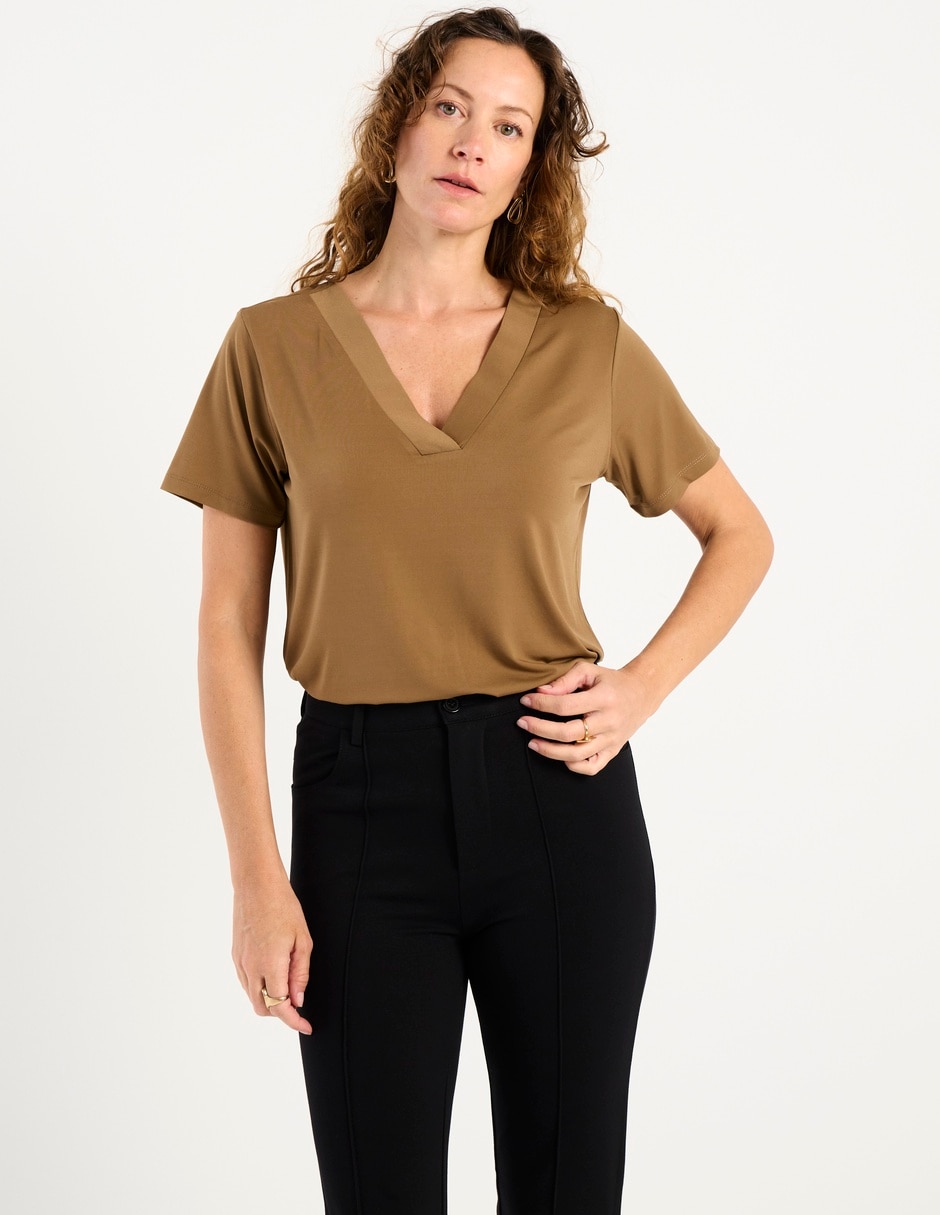 Blusa manga corta para mujer 2