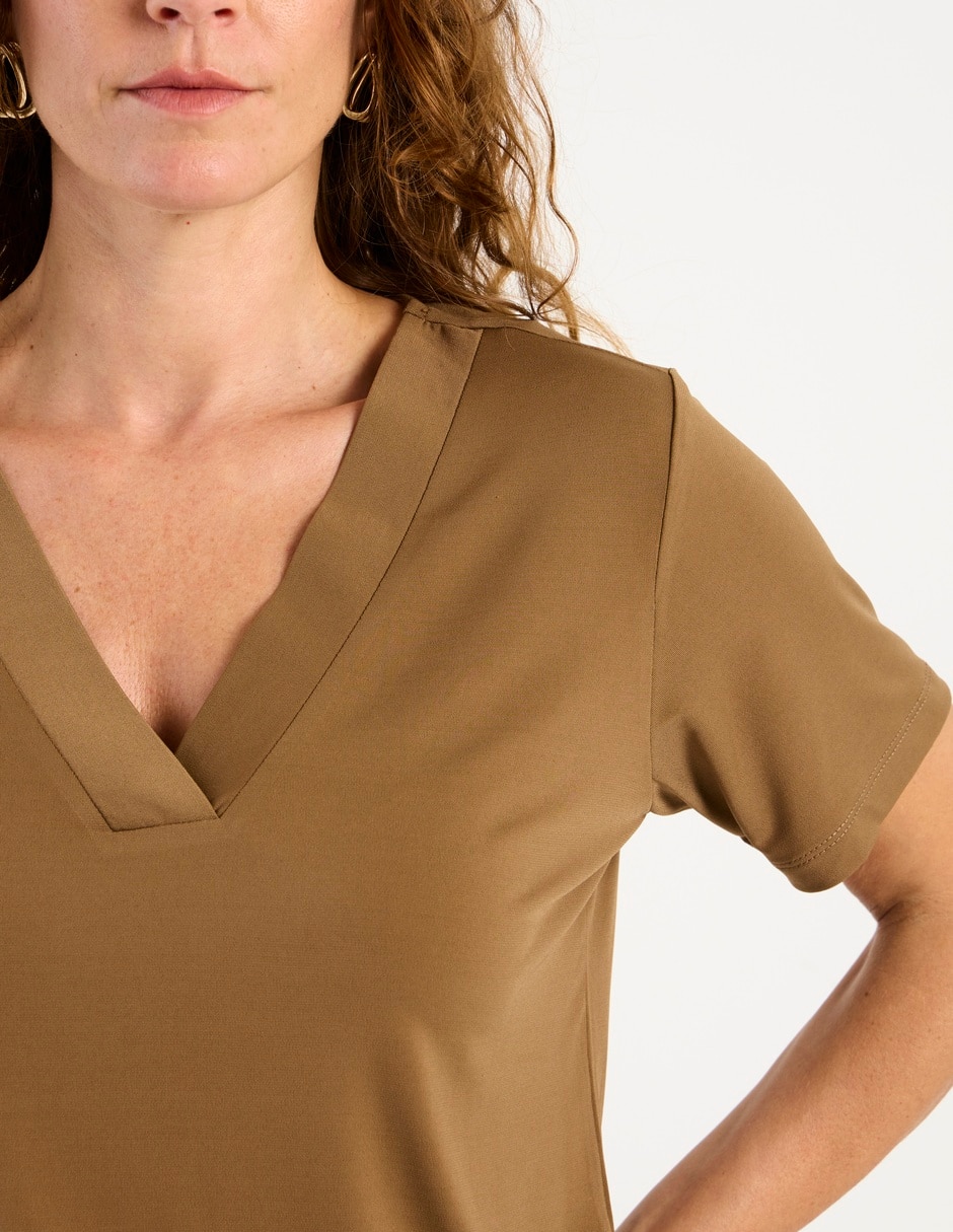 Blusa manga corta para mujer 5