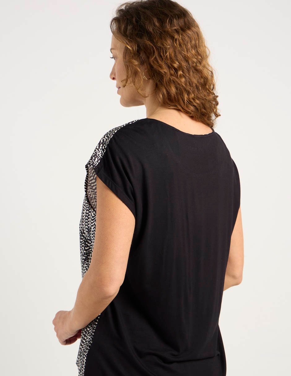 Blusa manga corta para mujer 6