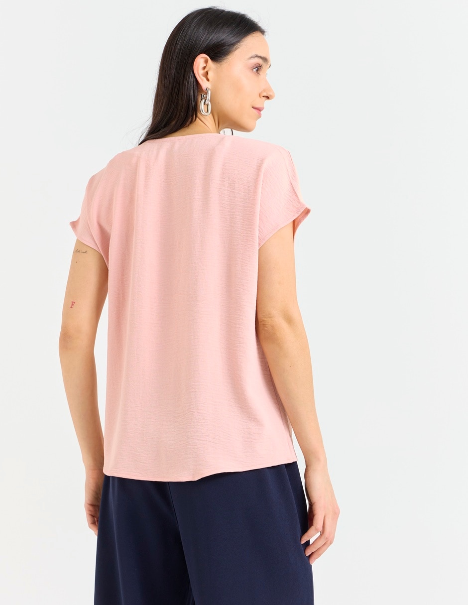Blusa La Mode manga corta para mujer