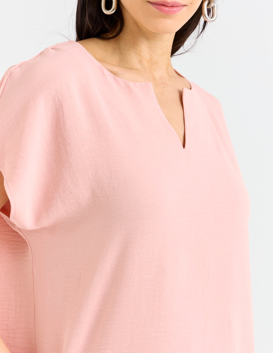 Blusa La Mode manga corta para mujer
