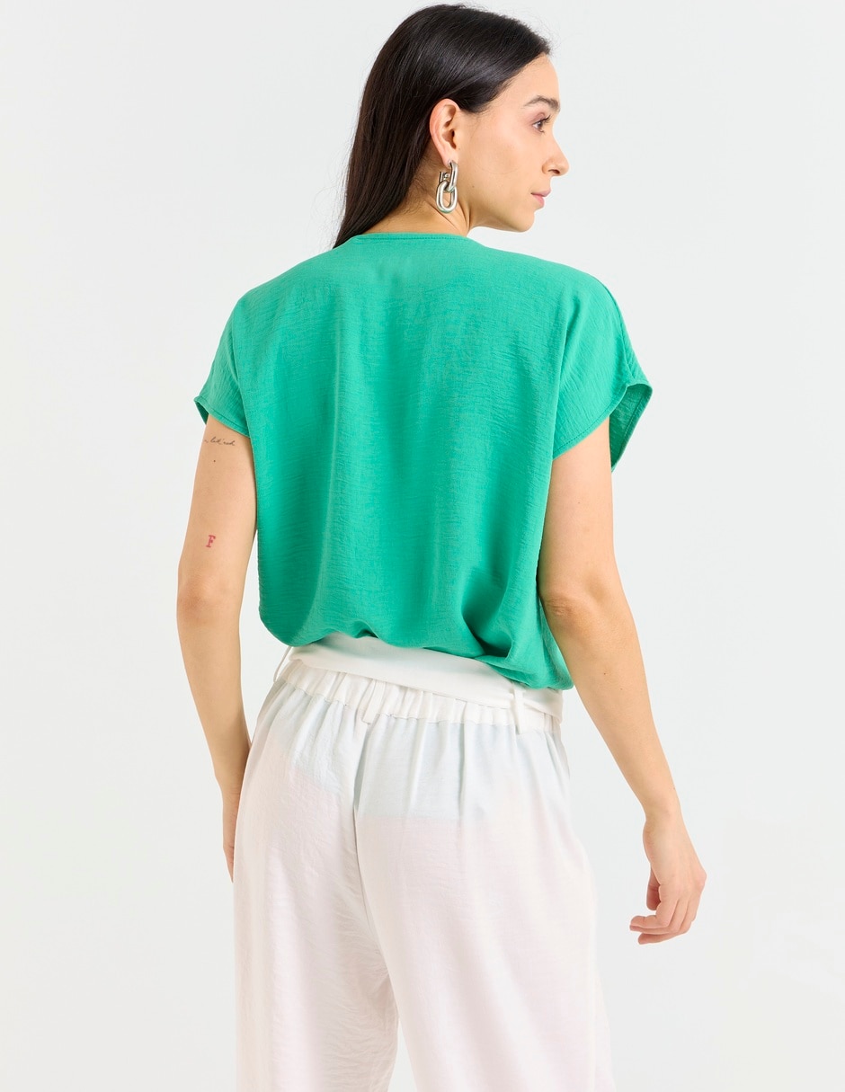 Blusa manga corta para mujer 2