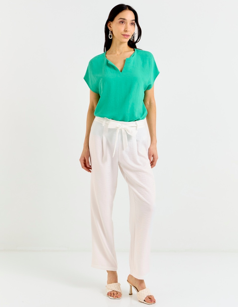 Blusa manga corta para mujer 3