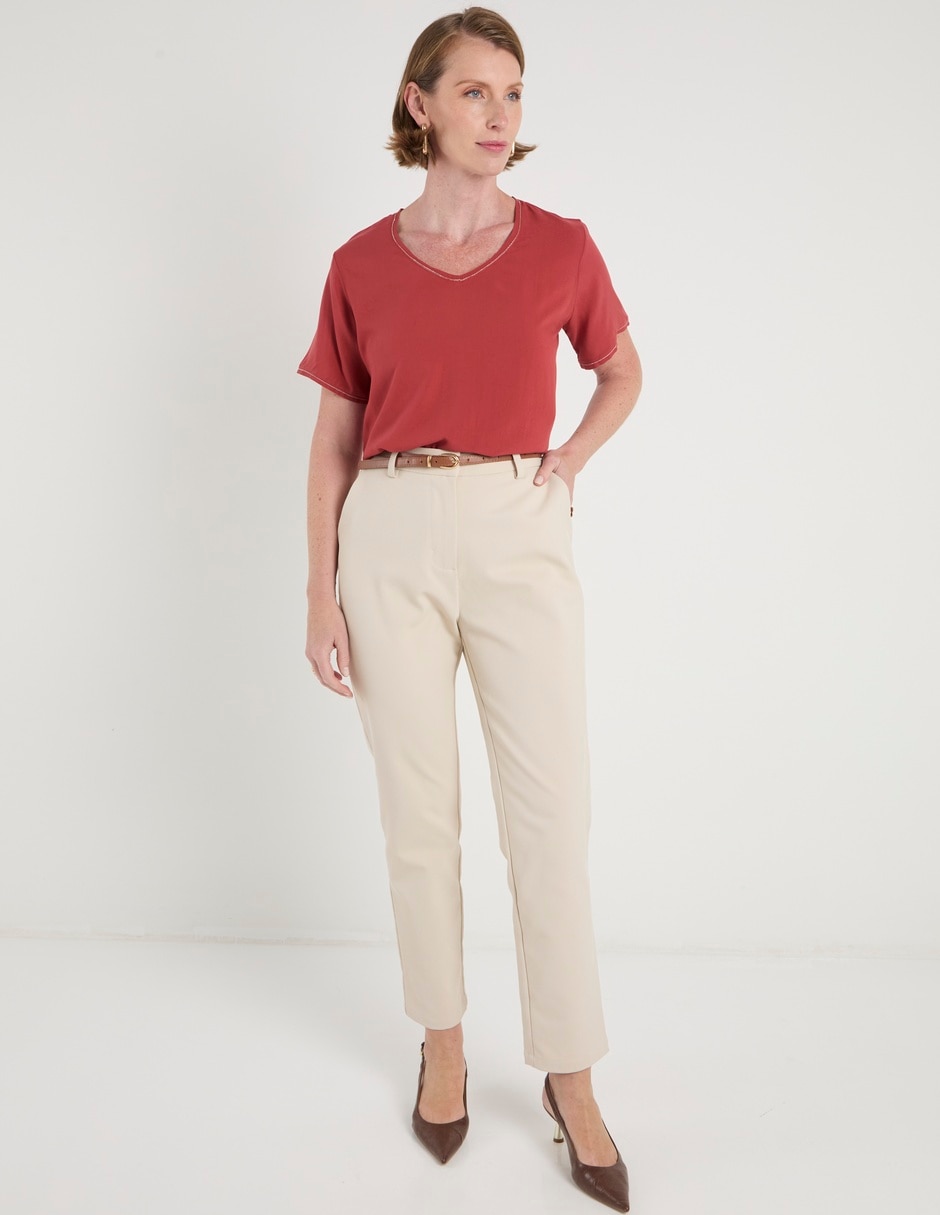 Blusa La Mode manga corta para mujer 3