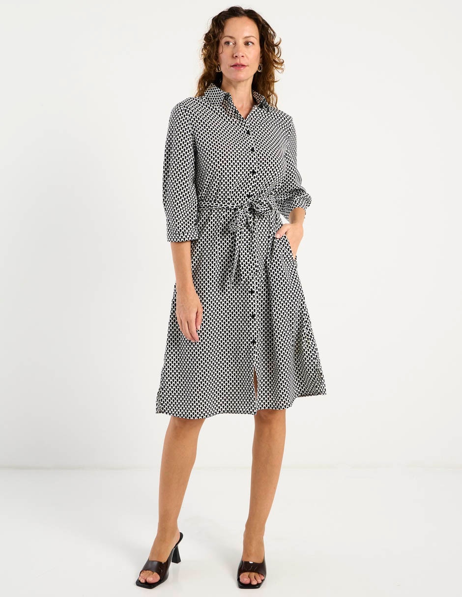 Vestido a la rodilla casual para mujer 2