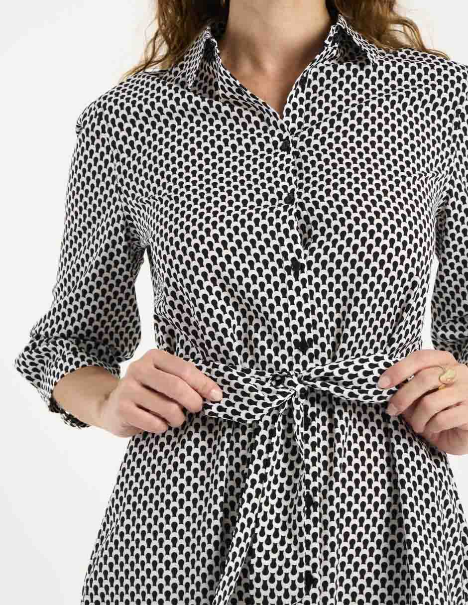 Vestido a la rodilla casual para mujer 4