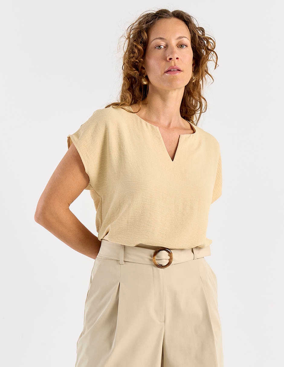 Blusa La Mode manga corta para mujer Blusa La Mode manga corta para mujer