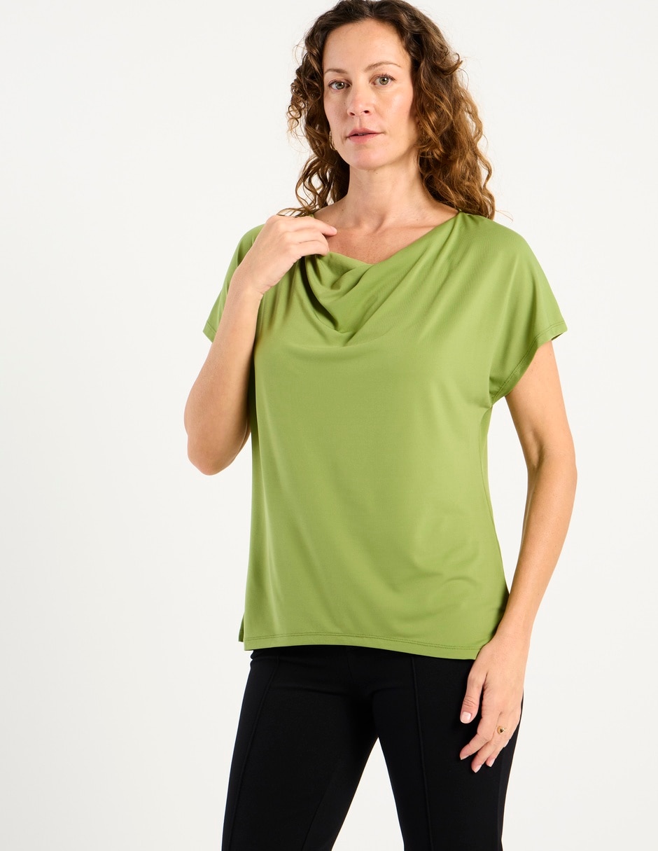 Blusa manga corta para mujer 2