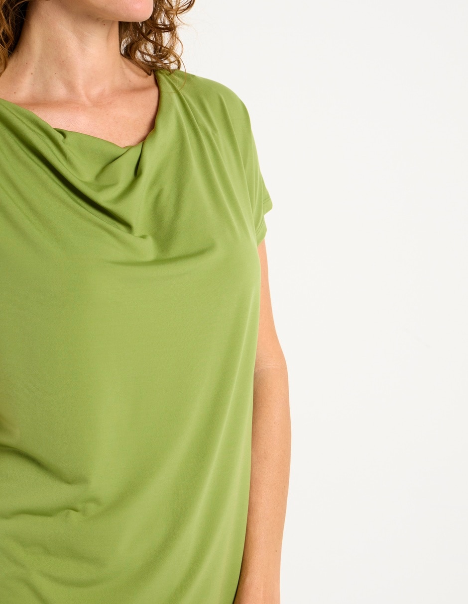 Blusa manga corta para mujer 5