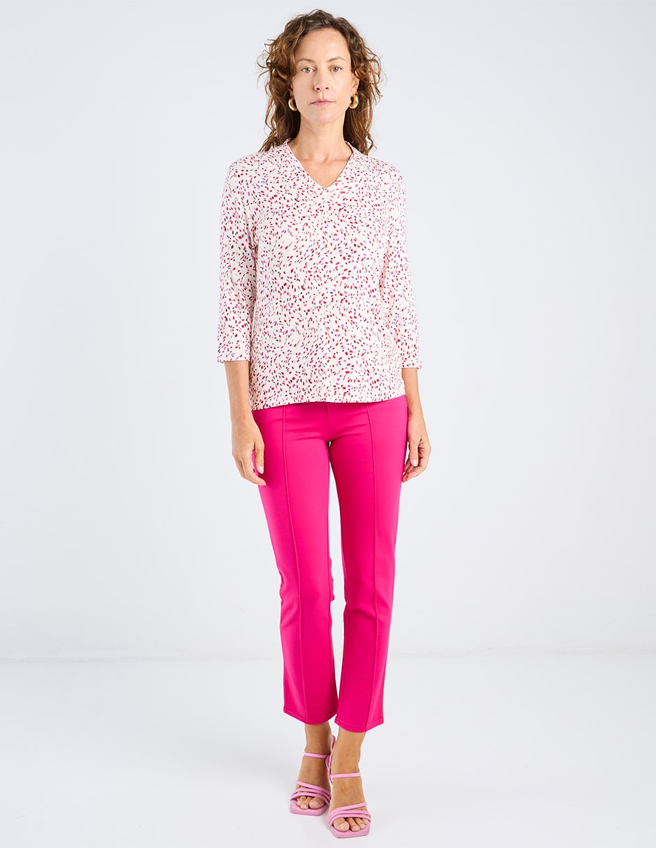 Pantalón capri slim para mujer 3