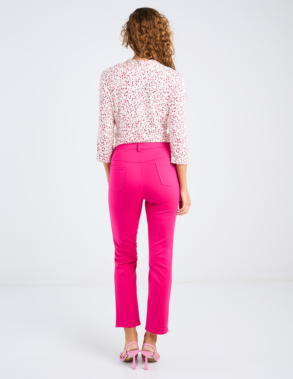 Pantalón capri slim para mujer 6