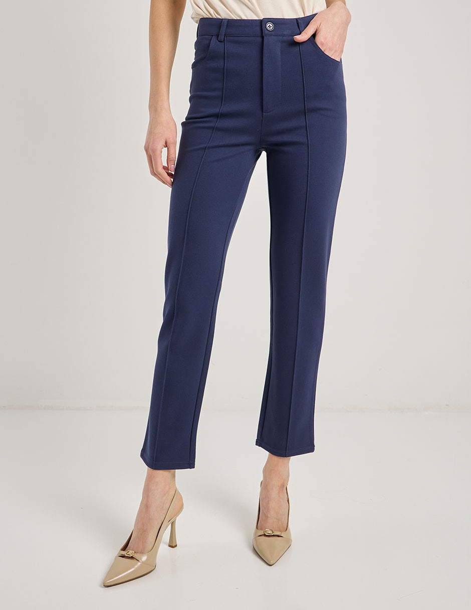 Pantalón capri slim para mujer
