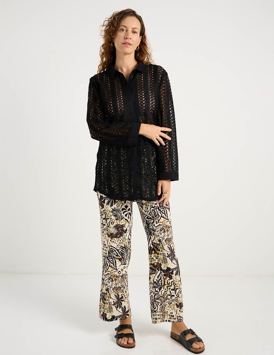 Pantalón easy pant straight para mujer 3